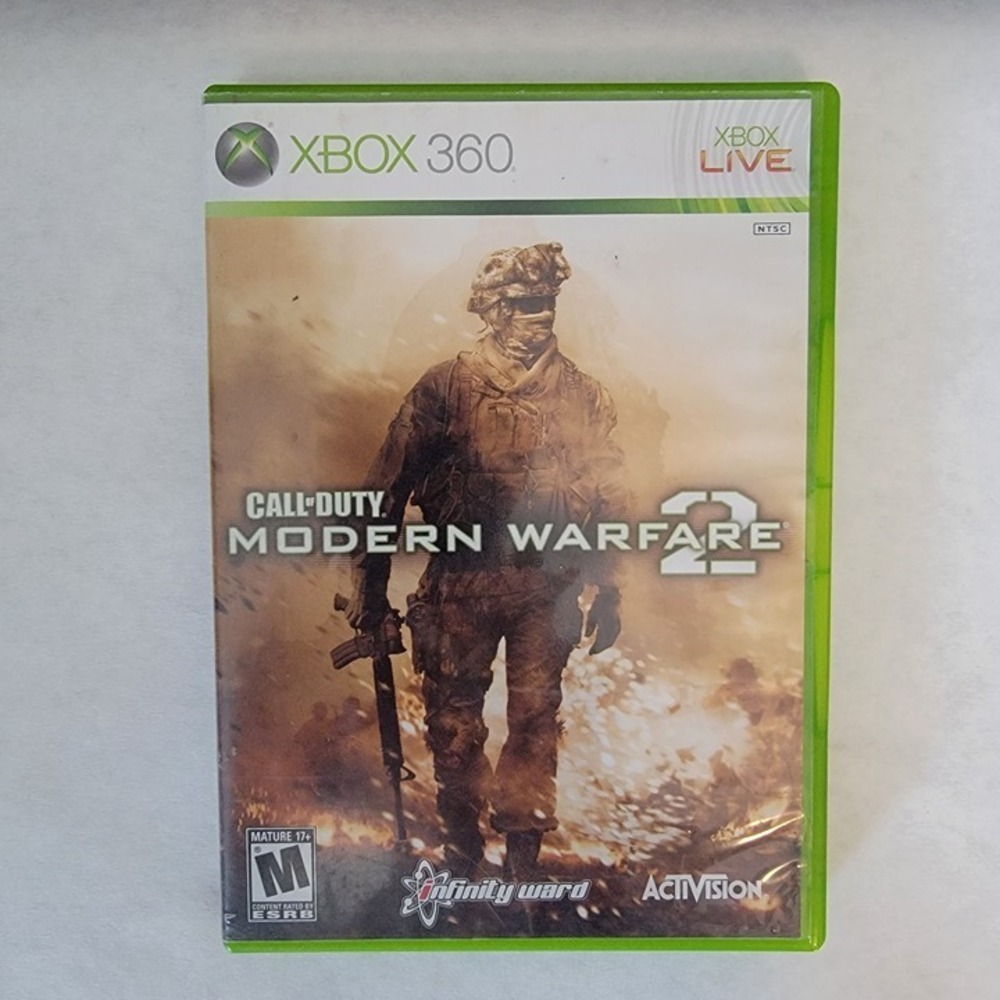 Call of Duty Modern Warfare 2 Xbox 360 Activision FPS Game 047875837492 CIB